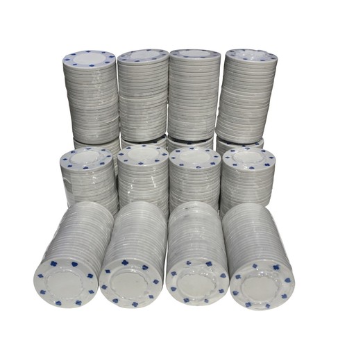 1000 white full width poker - white,