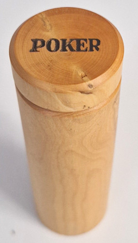 Vintage wooden poker - vintage,