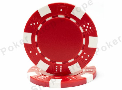 Red dice design poker roulette - red,
