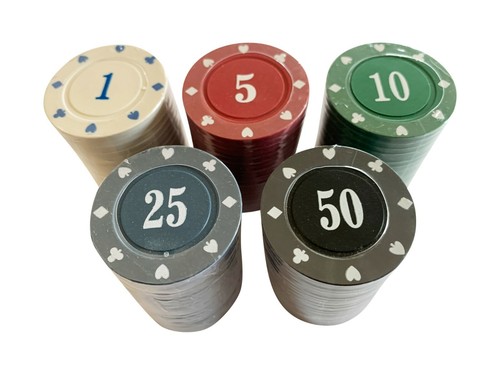 100 numbered poker - 100,