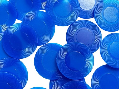 Cheap blue poker chips - blue,