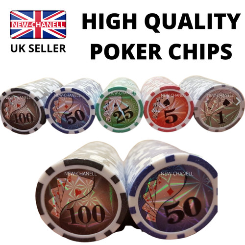 New poker chips 100 - new!,