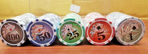 100 numbered laser poker - numbered,