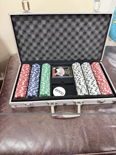 300pc poker set - set, aluminium