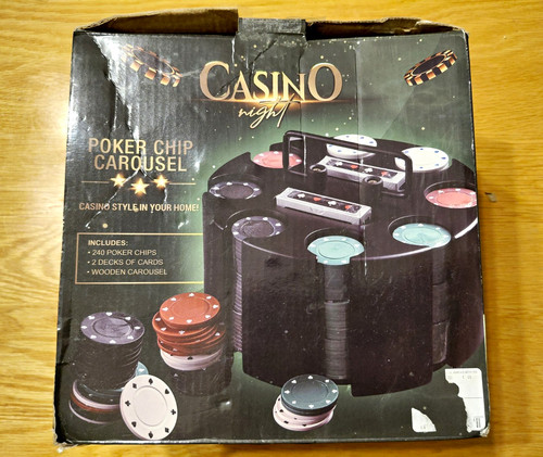 Casino poker chip set - chip,
