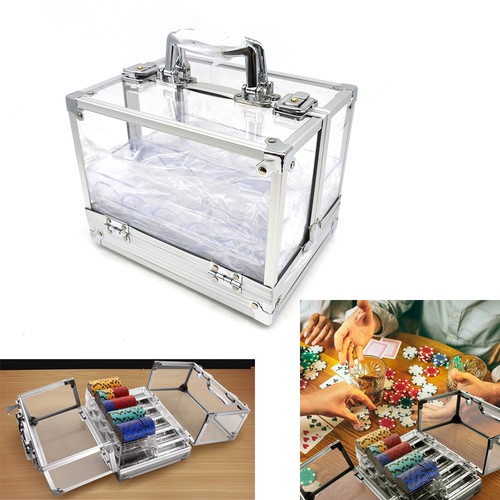 Portable 600pcs acrylic poker - 600pcs,