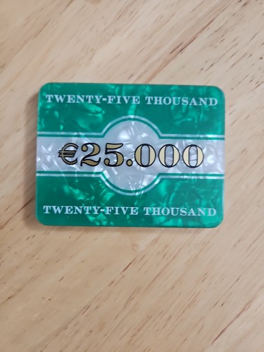 25000 poker chip - €25000,